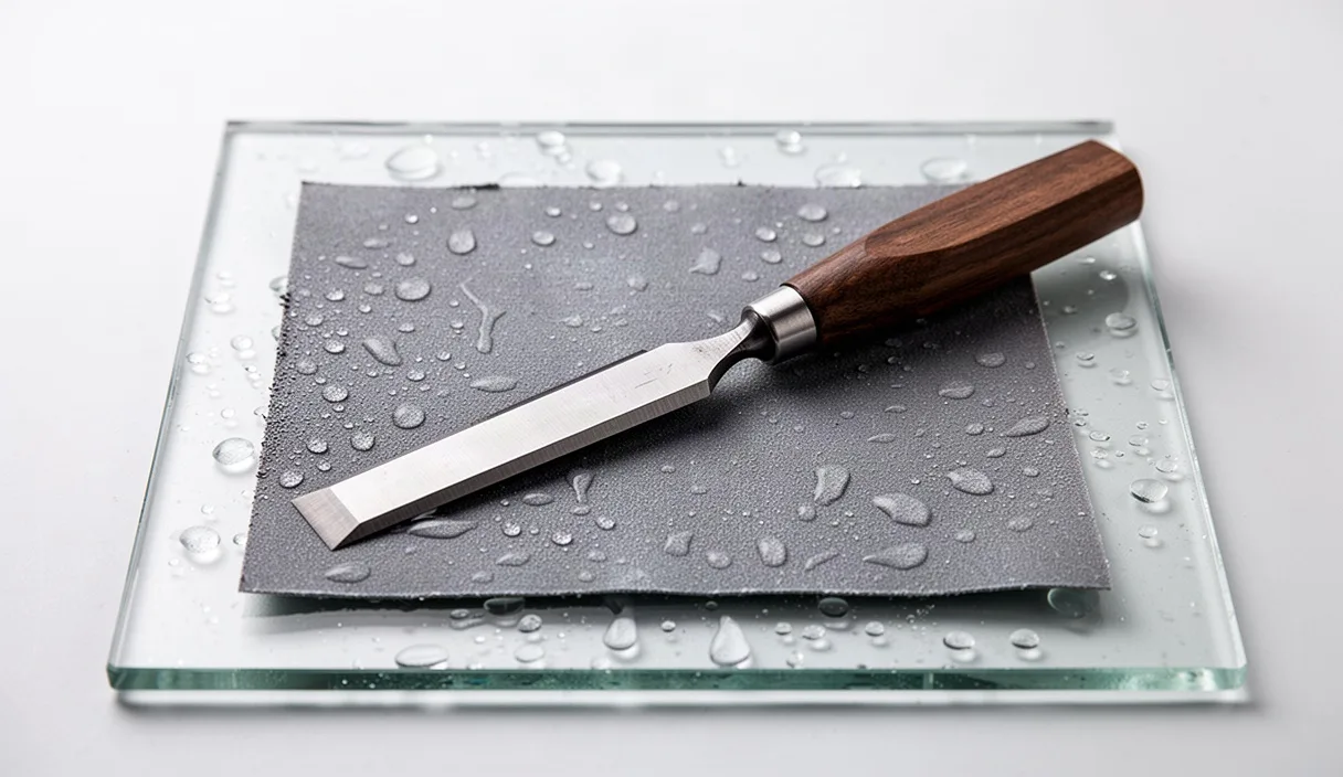 How to Sharpen a Chisel with Sandpaper